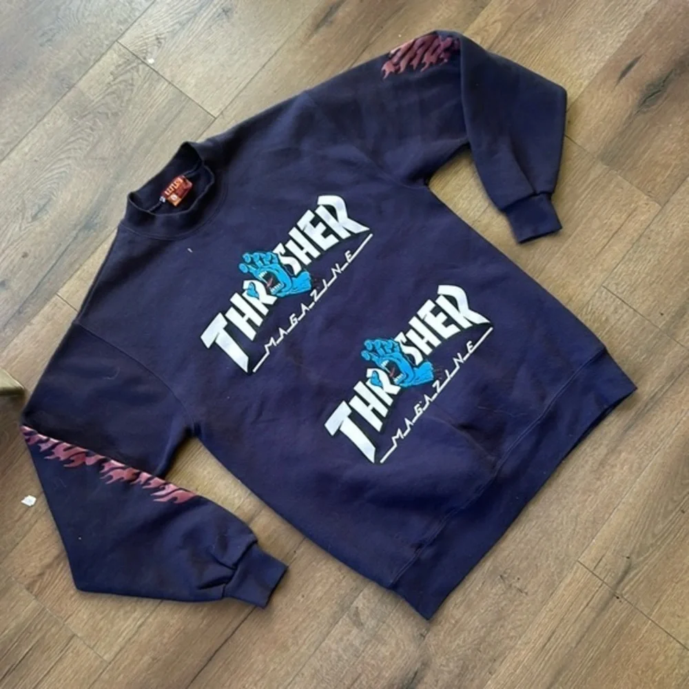 Santa Cruz Thrasher Vintage Sweater ! Small